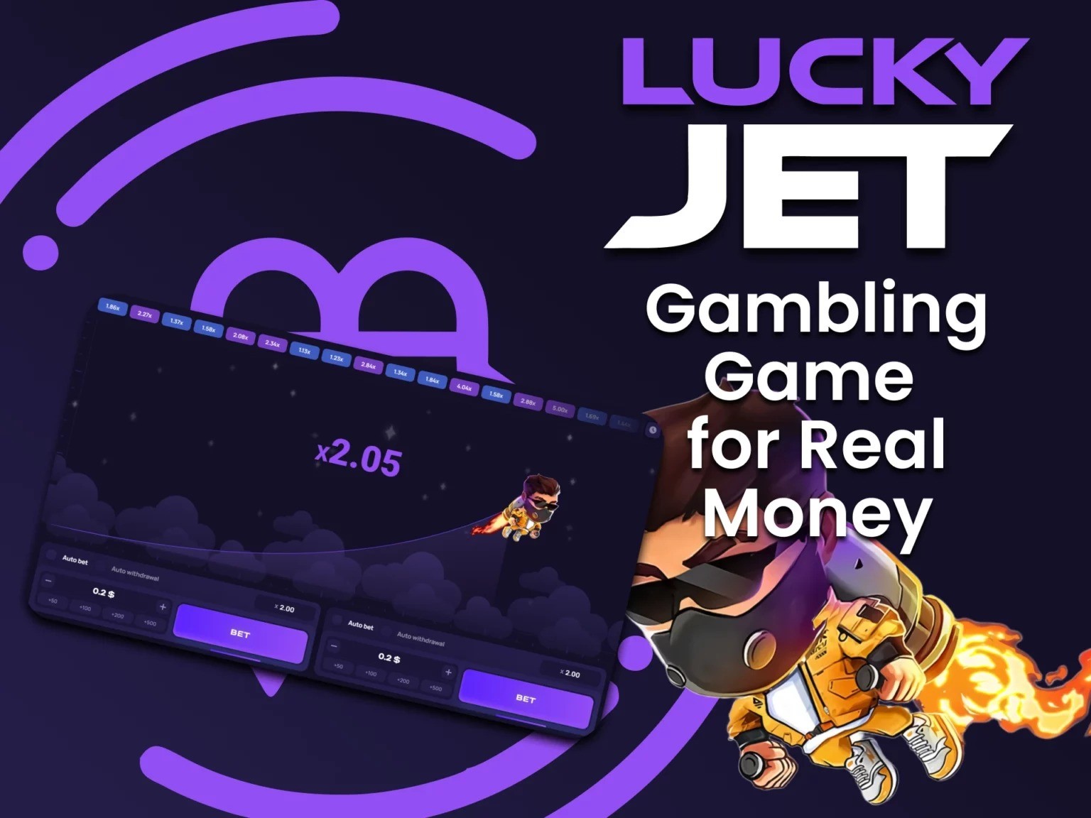 Lucky Jet por dinheiro real