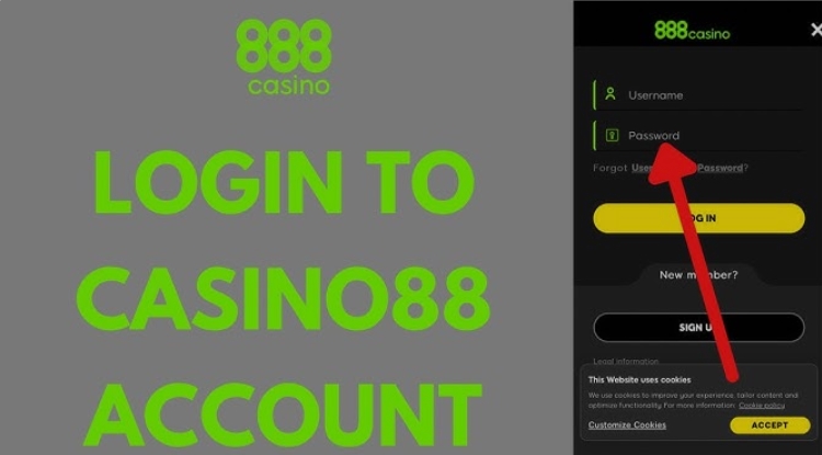 888 casino login account