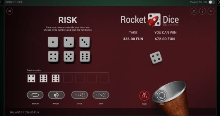 rocket dice demo