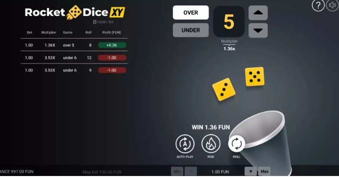 how to play rocket dice