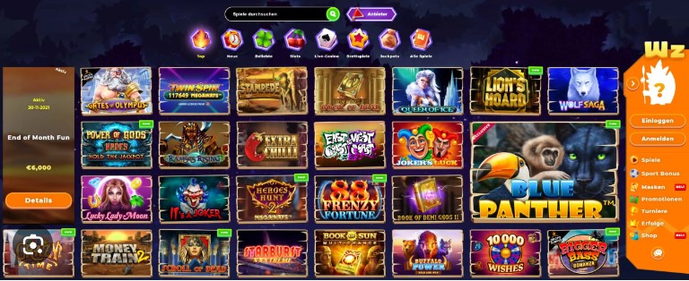 wazamba casino slots
