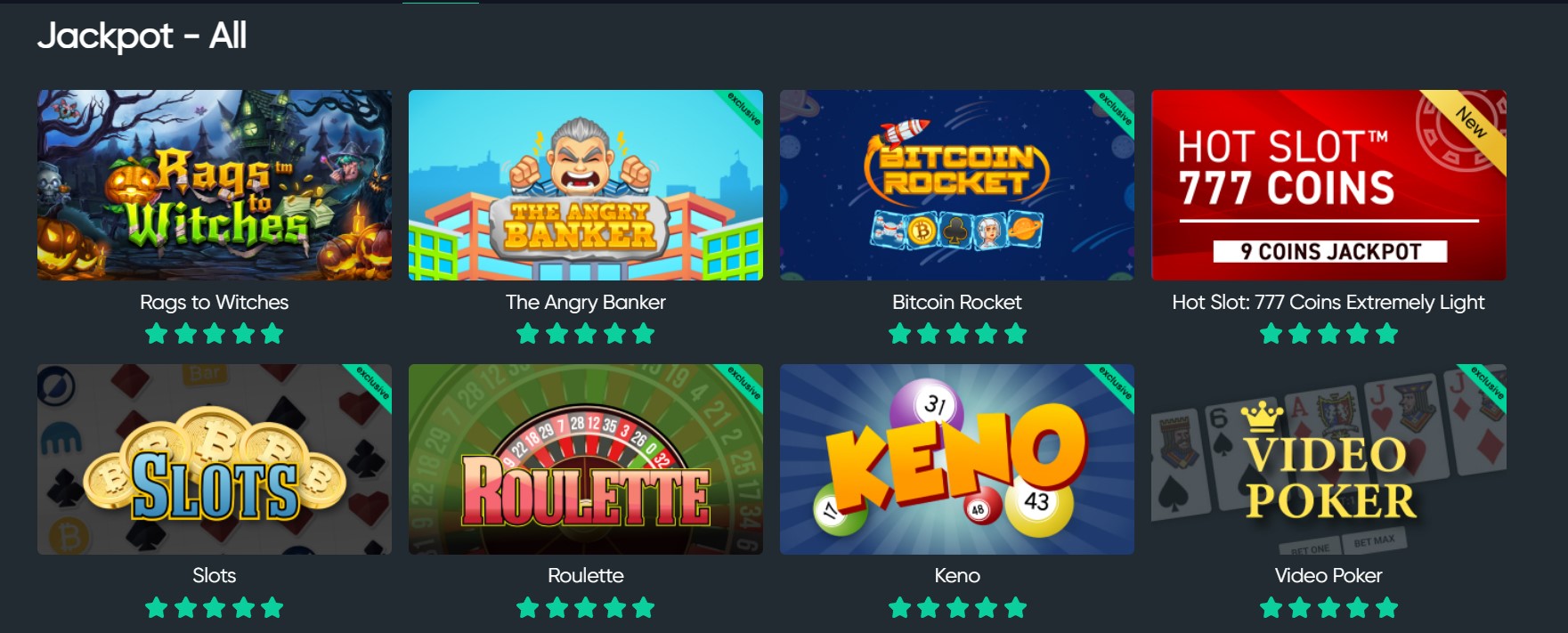 jeux jackpot bitcoin.com