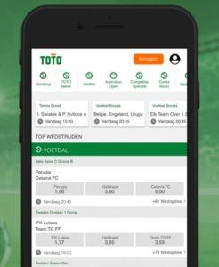 Toto sports betting app