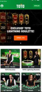 Aplikacja kasyna Toto iOS