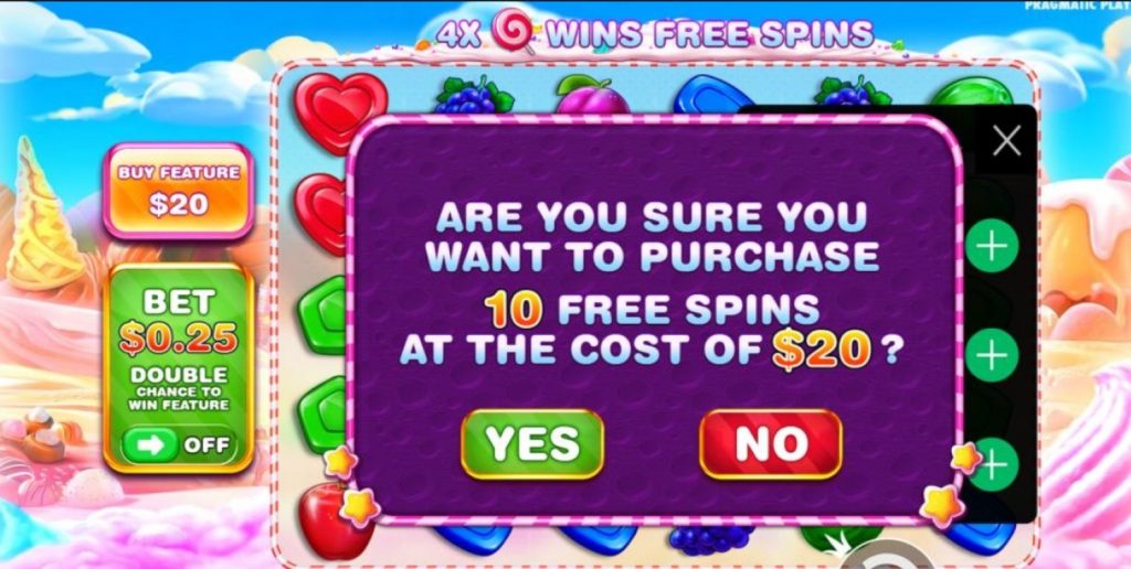 sweet bonanza buy free spins