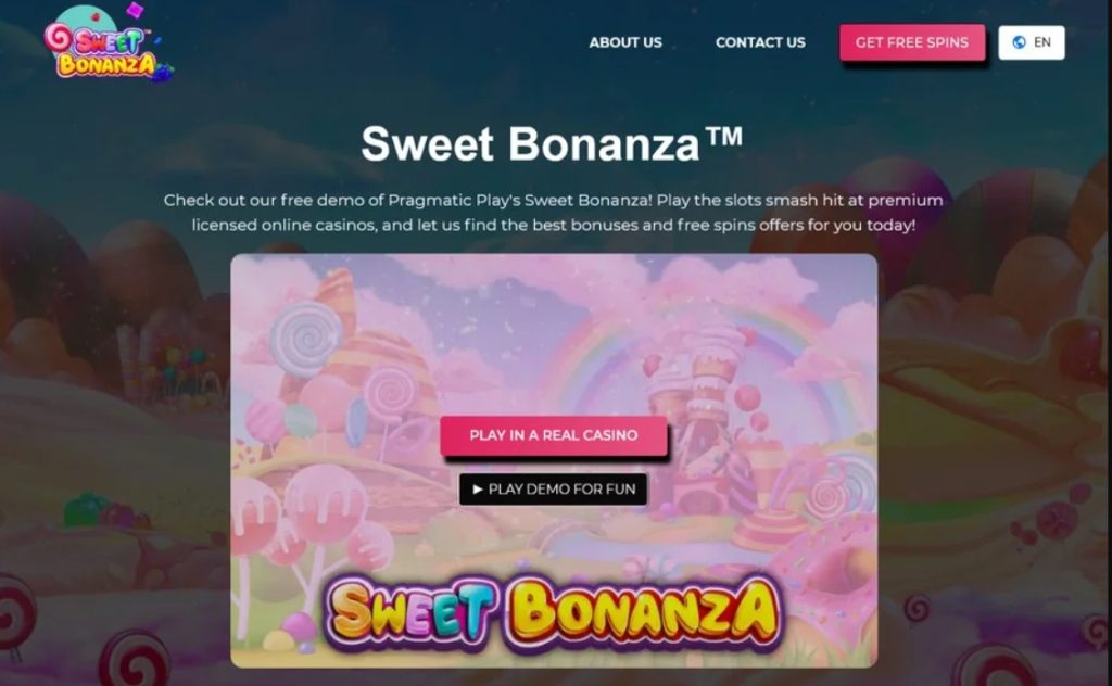 demonstração do sweet bonanza