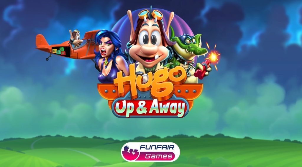 Hugo Up and away funfair games