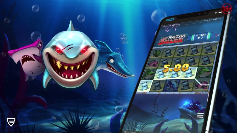 aplicativo móvel razor shark