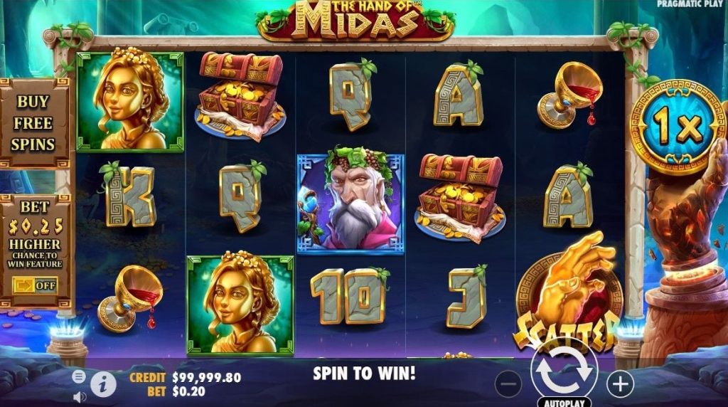the hand of midas how to play the slot 
