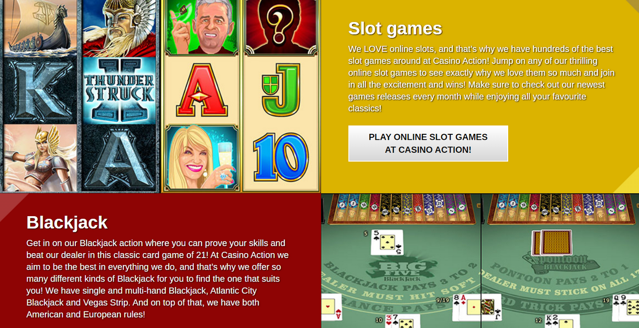 Casino Action Jogos