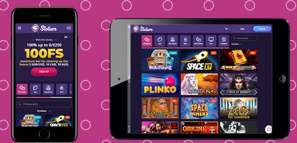 slotum casino мобильное приложение