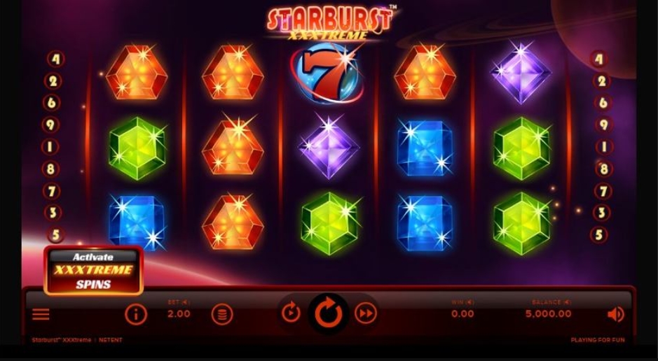 starburst xxxtreme como jugar online slot
