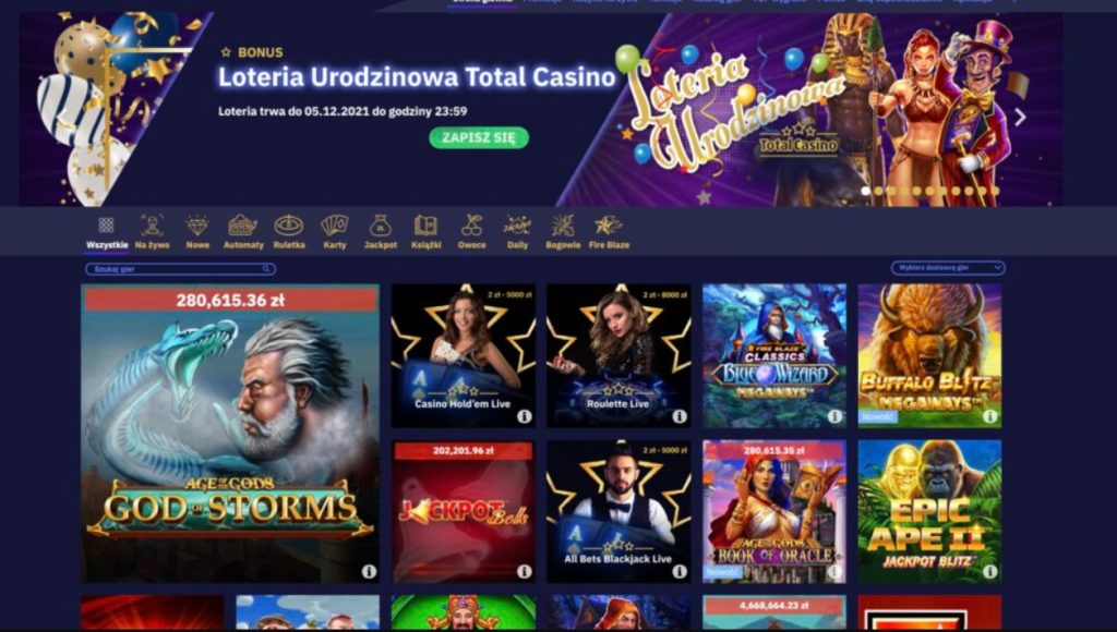 Total Casino Spielautomaten