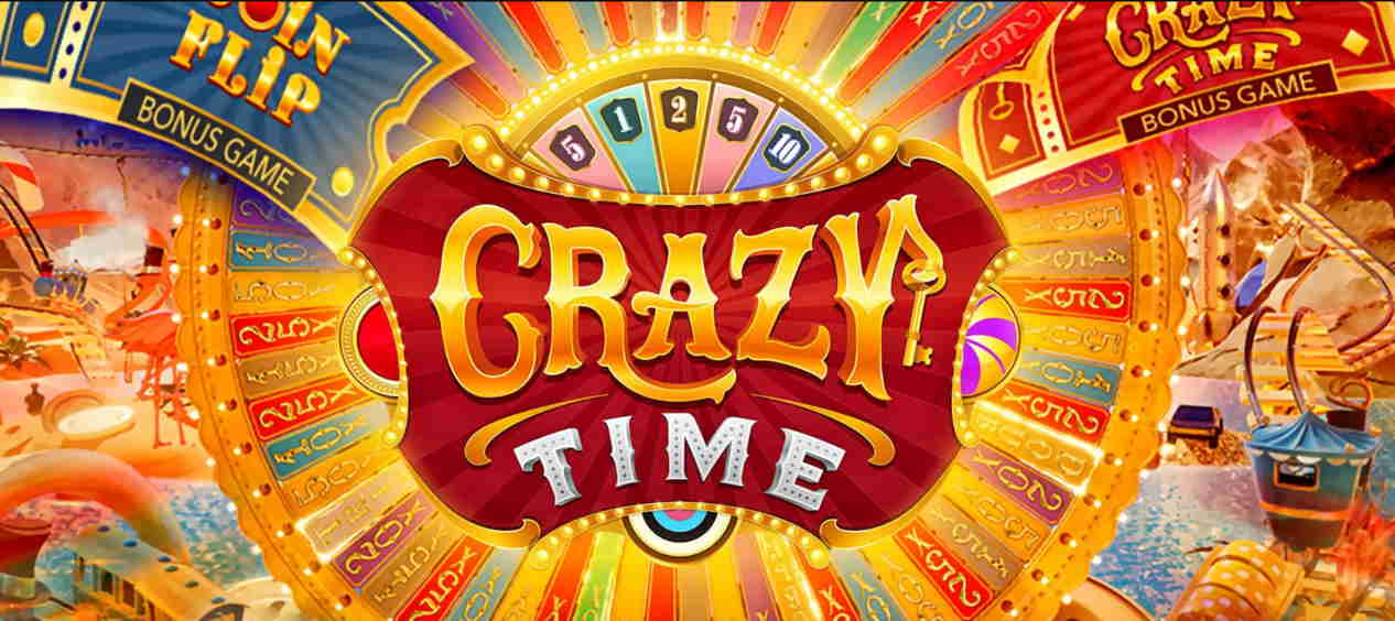 Écran de veille sur les jeux de casino en direct Crazy Time