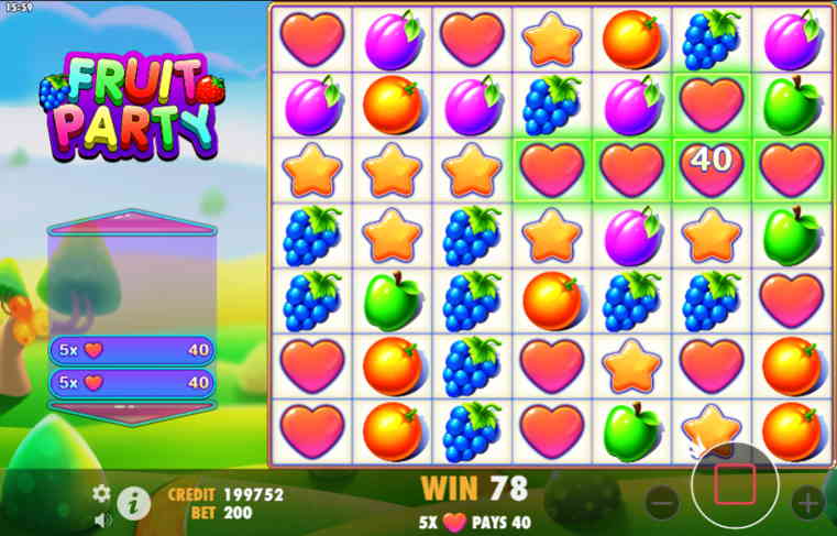 Demo version of Fruit Party slot