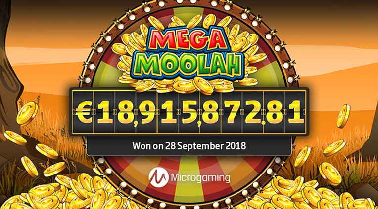 Jackpot in het spel Mega Moolah