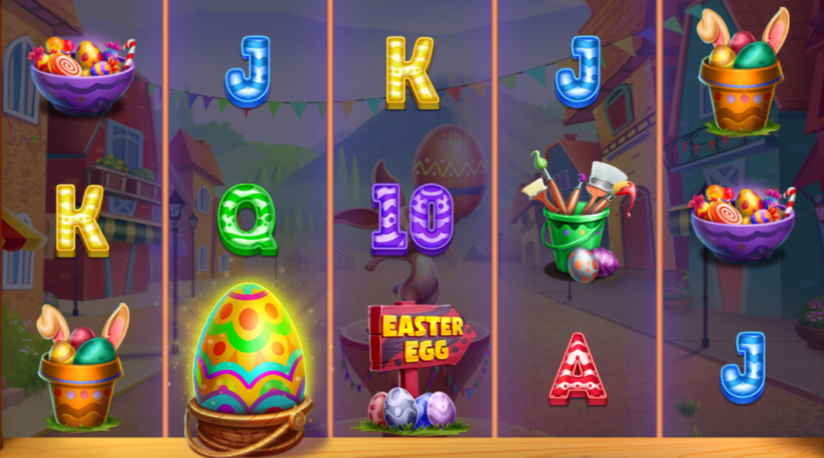 Symbole automatu Easter Eggspedition.