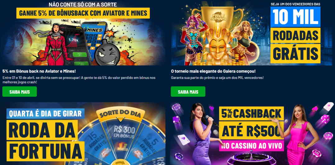 Galera Bet casino bonus